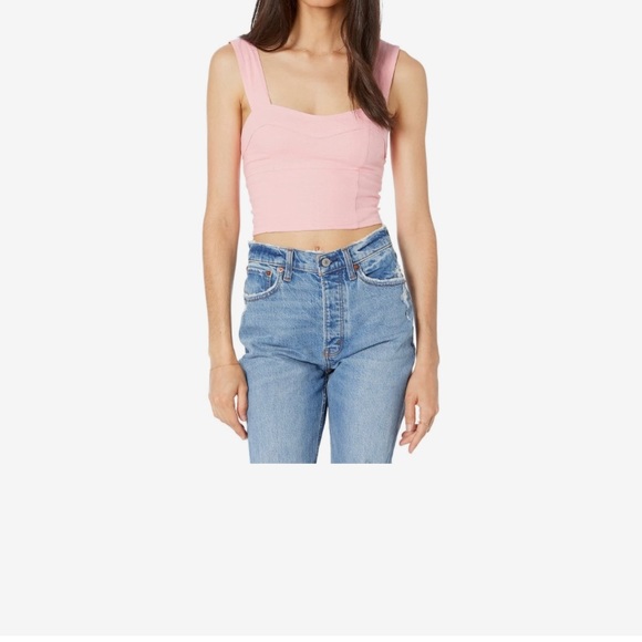 Linen Blend Pink Top - Picture 2 of 4